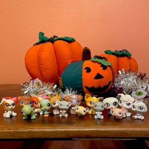 LPS lot of 15 rare purple-eyed pets